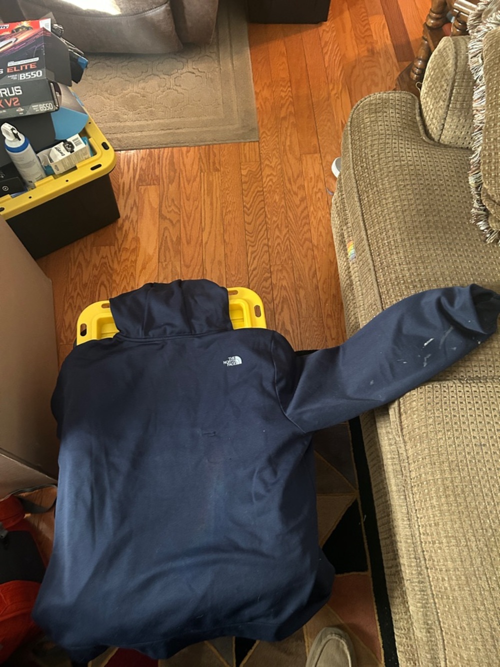 The North Face Navy Blue Hooded Sweatshirt